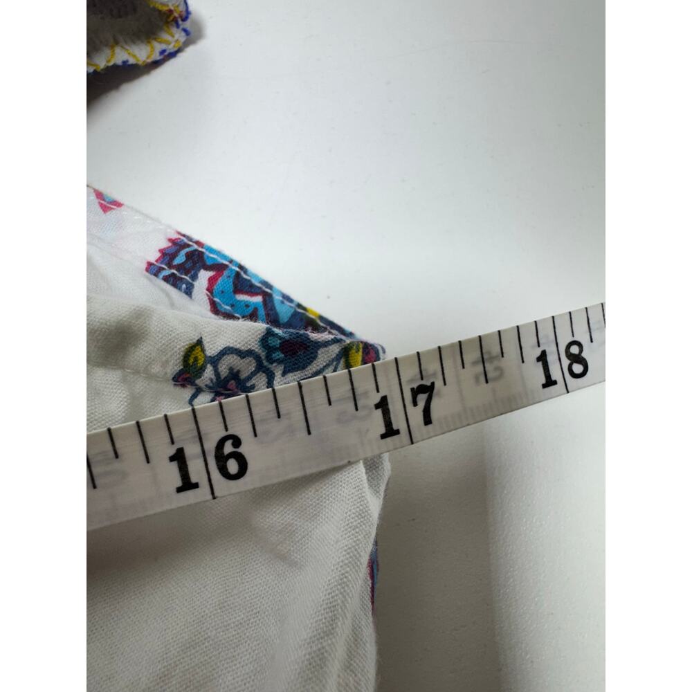 Charlie Paige Boho Sleeveless Smocked Neck Maxi Dress Multi Color Floral Cotton - Picture 9 of 10